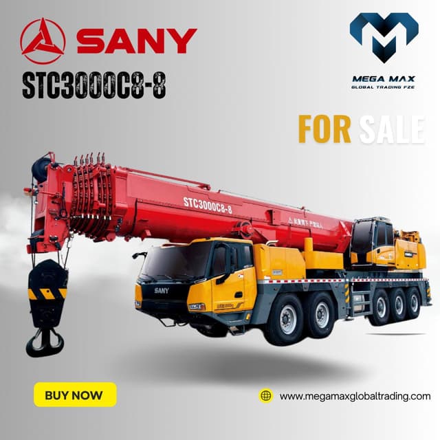 SANY STC3000C8-8 Mobile Crane