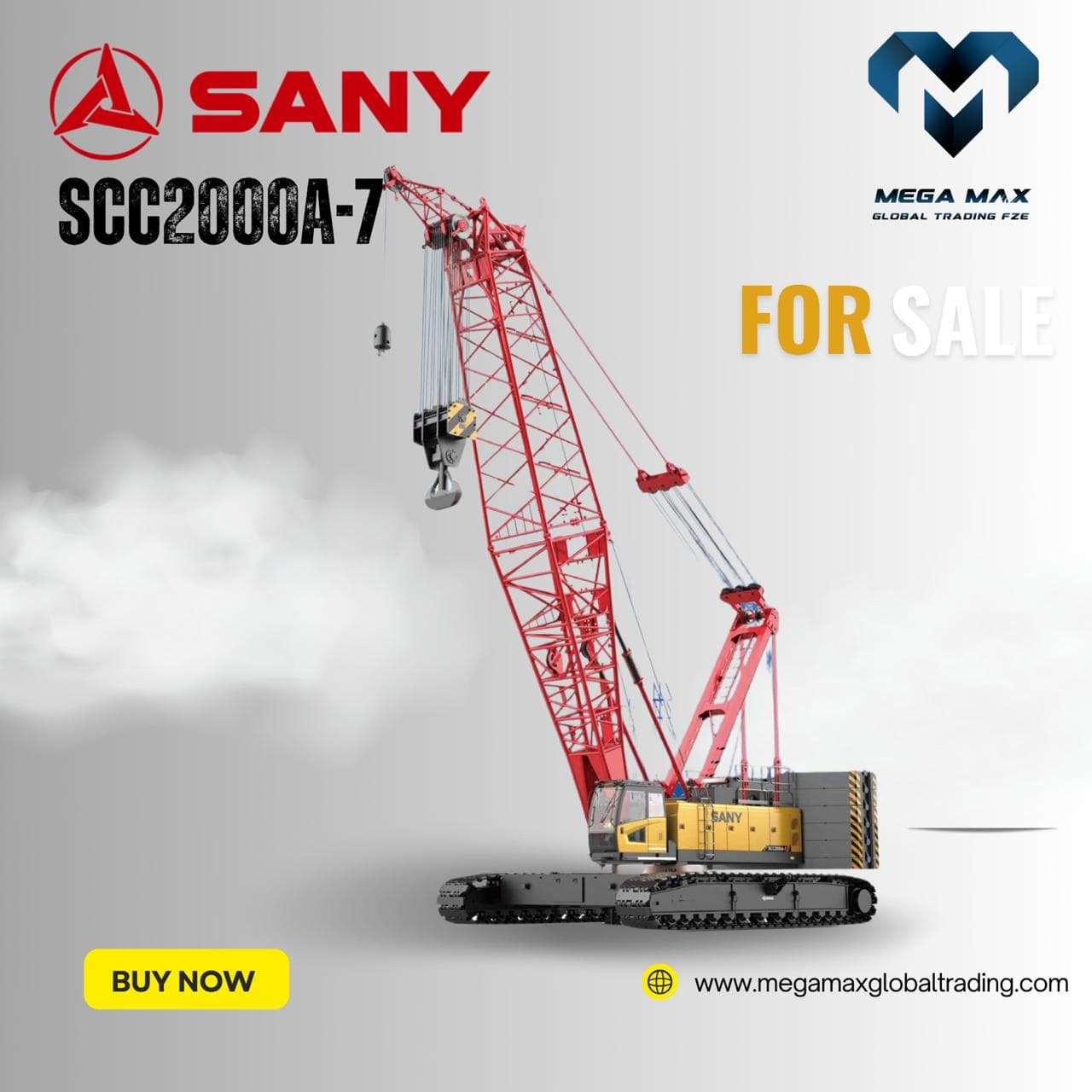 SANY SCC2000A-7 Crawler Crane