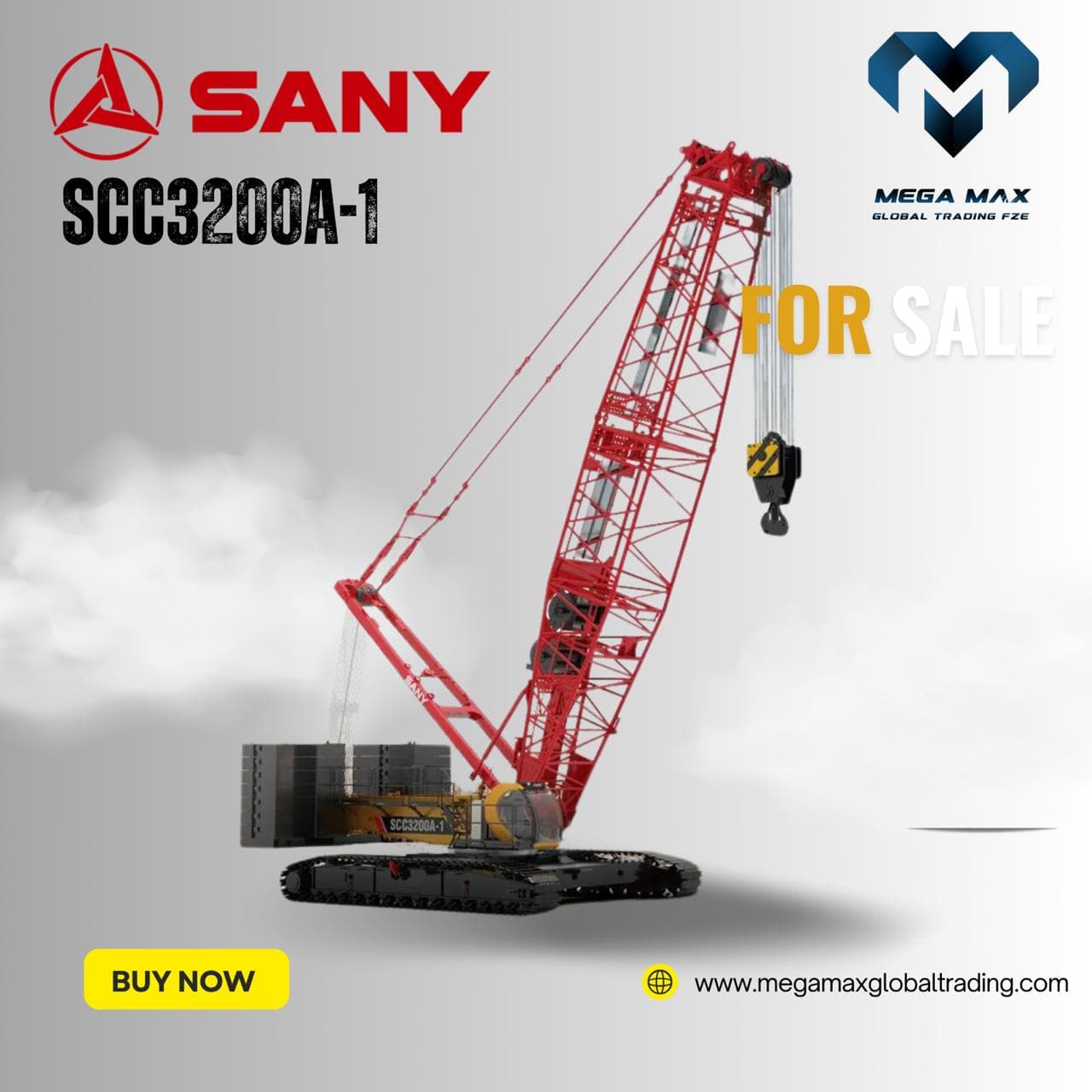 SANY SCC3200A-1 Crawler Crane