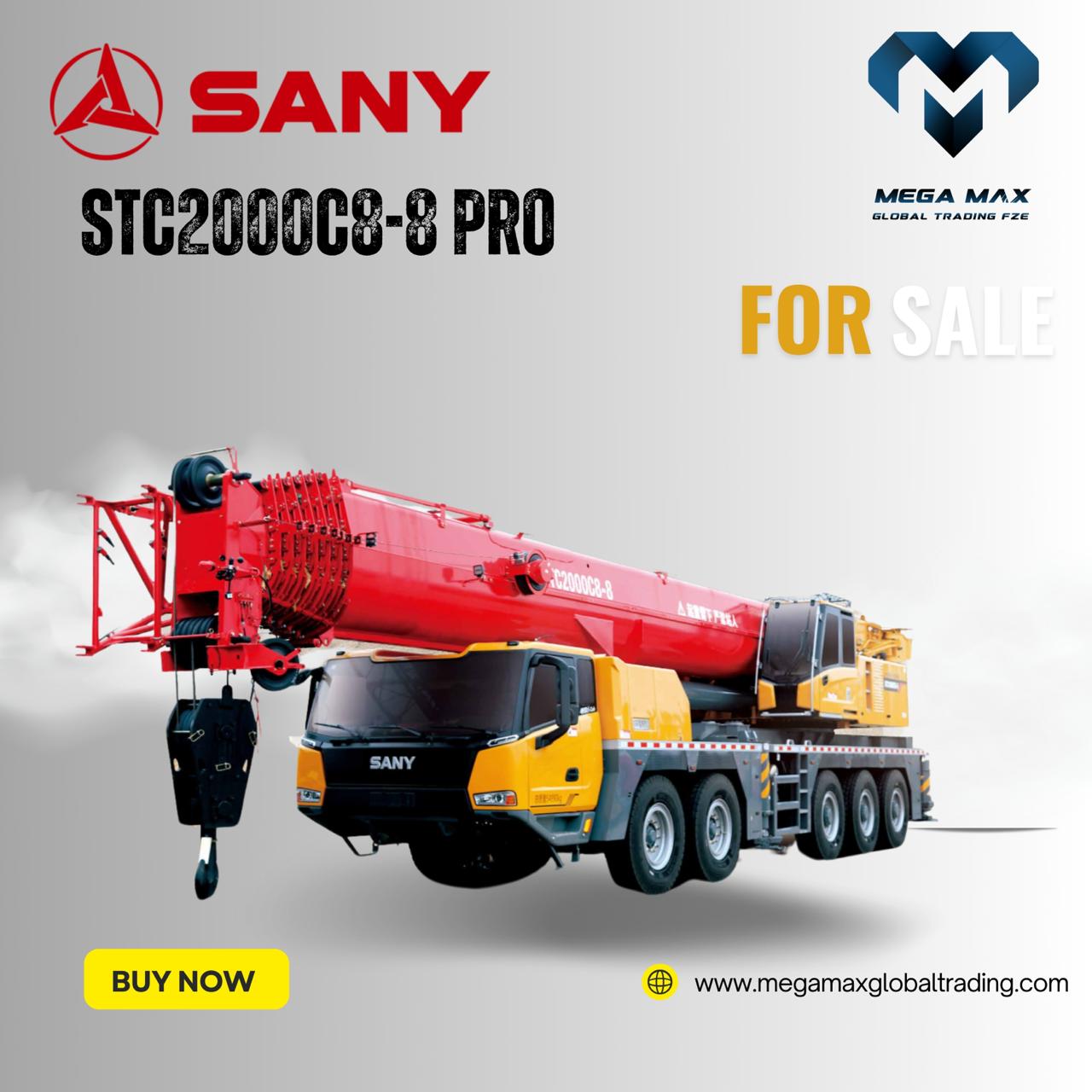 SANY STC2000C8-8 PRO Mobile Crane